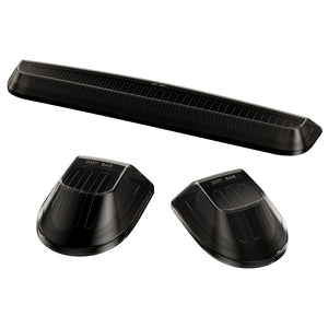 2020-2026+ GMC Chevy HD Smoked White Amber LED Roof Cab Lights - AutoLEDTech.com
