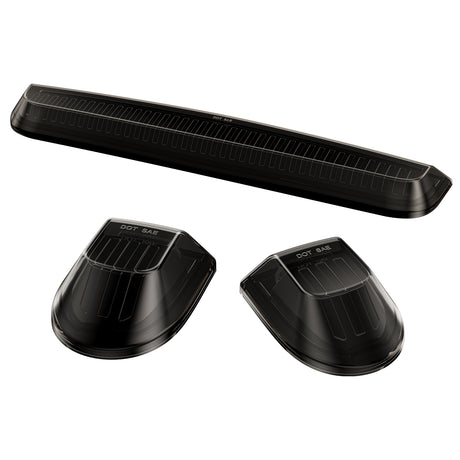 2020-2026+ GMC Chevy HD Smoked White Amber LED Roof Cab Lights - AutoLEDTech.com