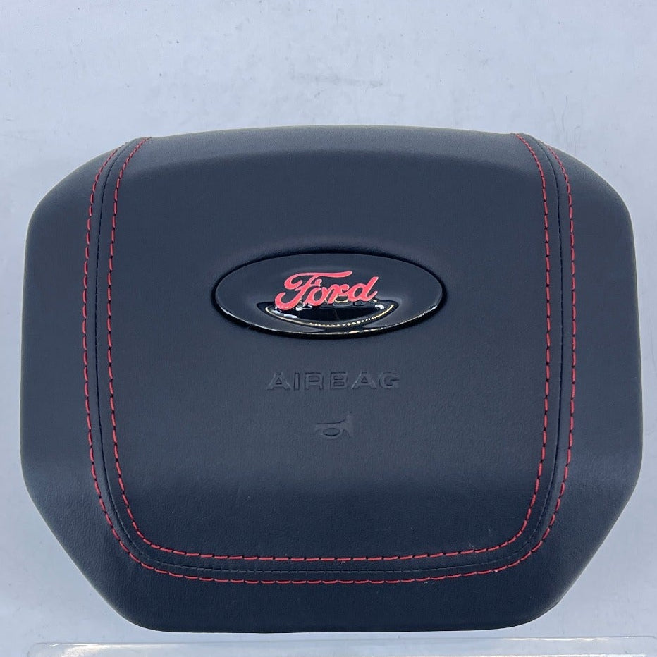 2021-2027+ Ford F150 & Raptor black/red Airbag Cover - IN STOCK!