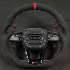 2015-2024 Audi Q3/Q5/Q7/Q8 Custom Carbon Fiber Steering Wheel