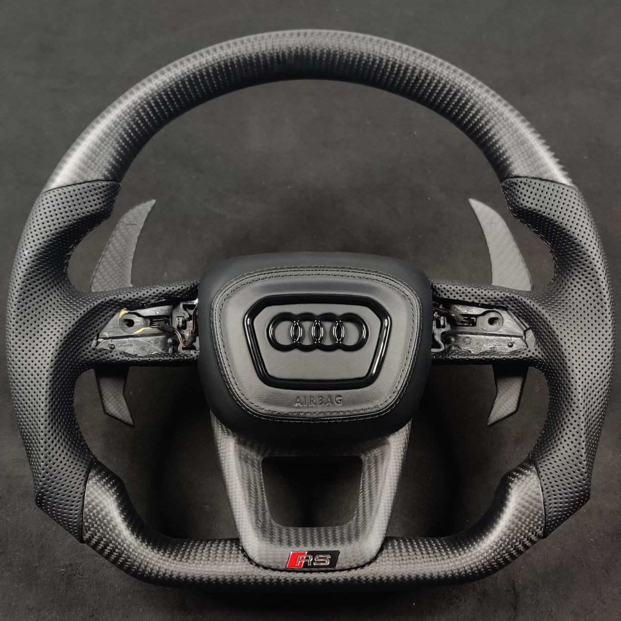2015-2024 Audi Q3/Q5/Q7/Q8 Custom Carbon Fiber Steering Wheel