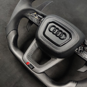 2015-2024 Audi Q3/Q5/Q7/Q8 Custom Carbon Fiber Steering Wheel