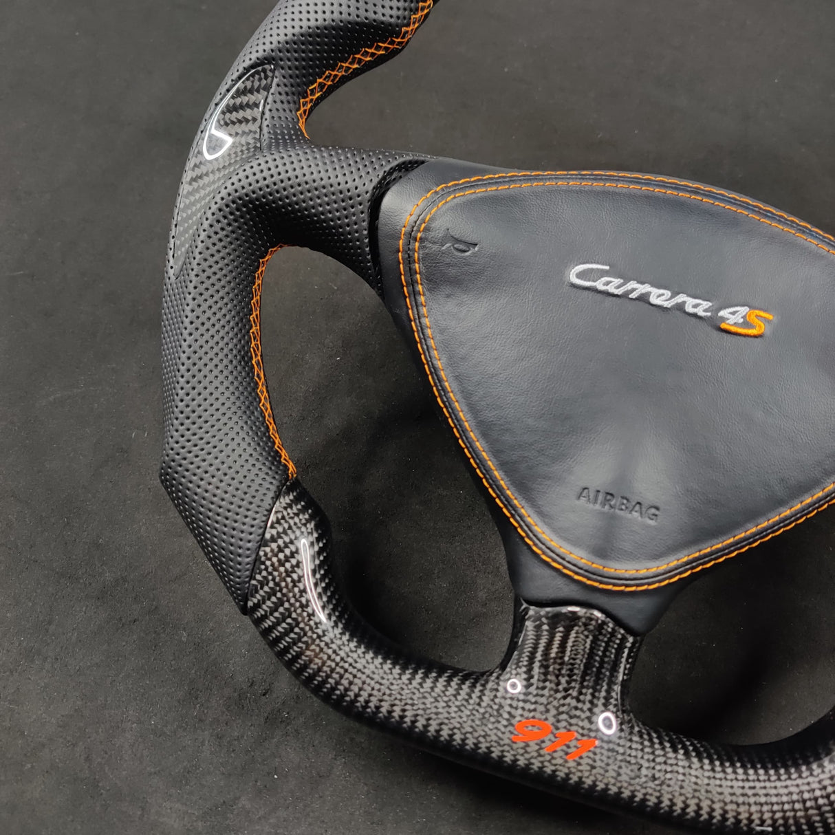Porsche 996 993 986 Custom Carbon Fiber Steering Wheel