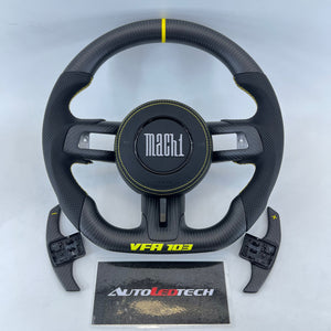 2015-2023 Ford Mustang Carbon Fiber Steering Wheel