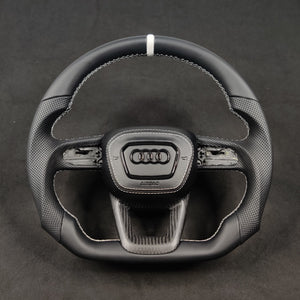 2015-2024 Audi Q3/Q5/Q7/Q8 Custom Carbon Fiber Steering Wheel