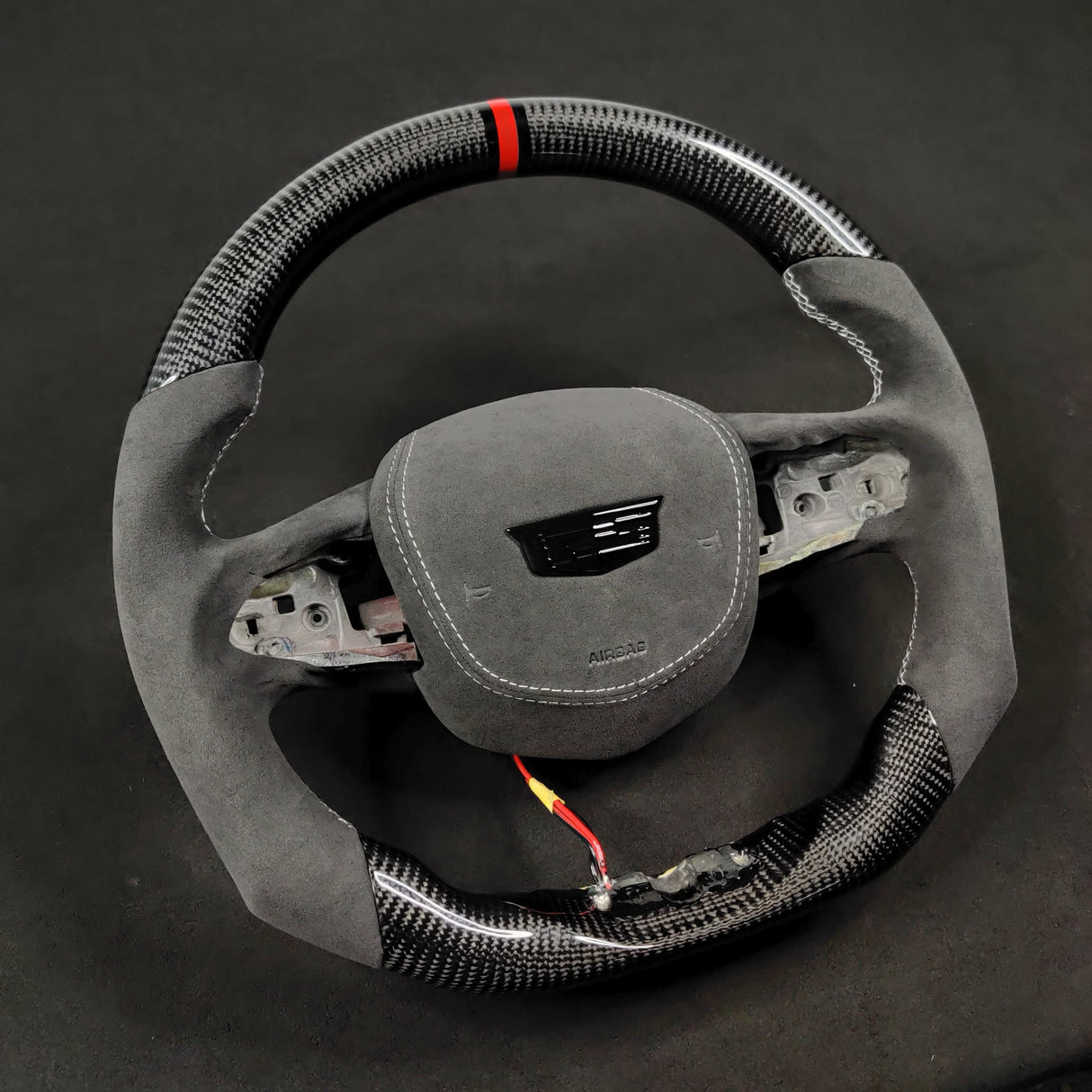 2020-2025+ Cadillac CT4 CT5 Carbon Fiber LED Steering Wheel