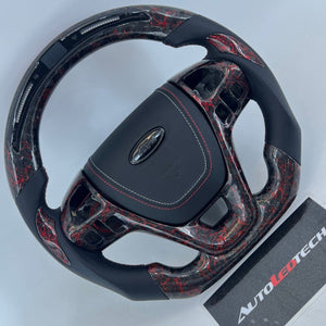 2013-2019 Ford Taurus Carbon Fiber Steering Wheel w/ LED Display