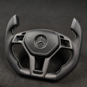 2008-2014 Mercedes C-Class W204/W212 Custom Carbon Fiber Steering Wheel