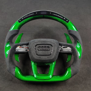 2015-2026+ Audi Q3/Q5/Q7/Q8 Custom Carbon Fiber Steering Wheel