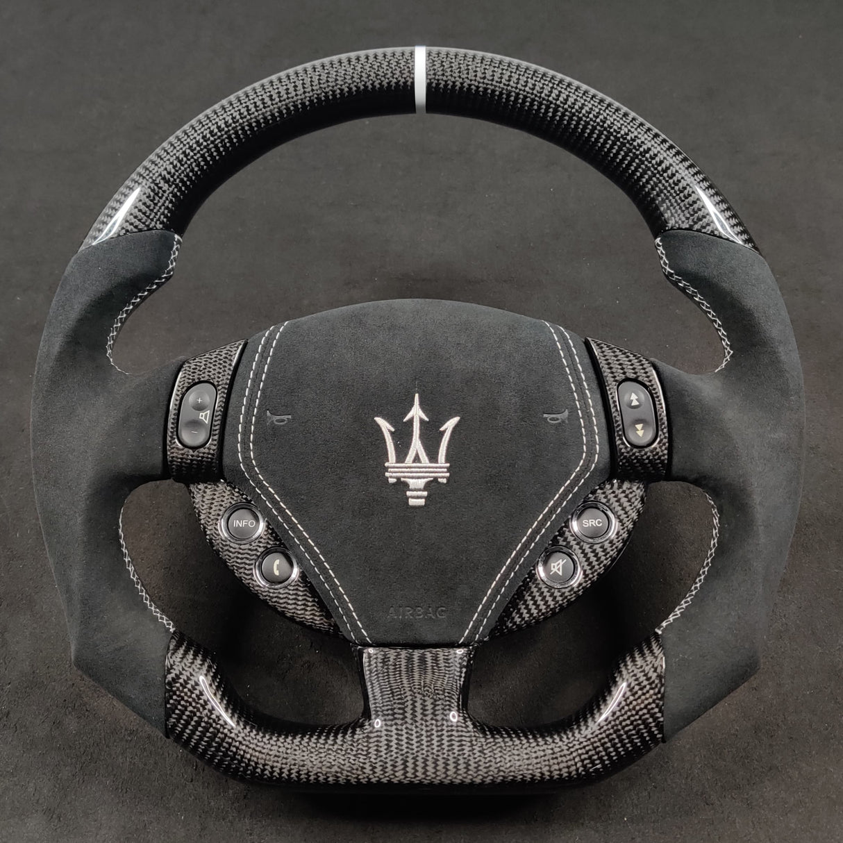 2008-2014 Maserati GranTurismo Custom Carbon Fiber Steering Wheel