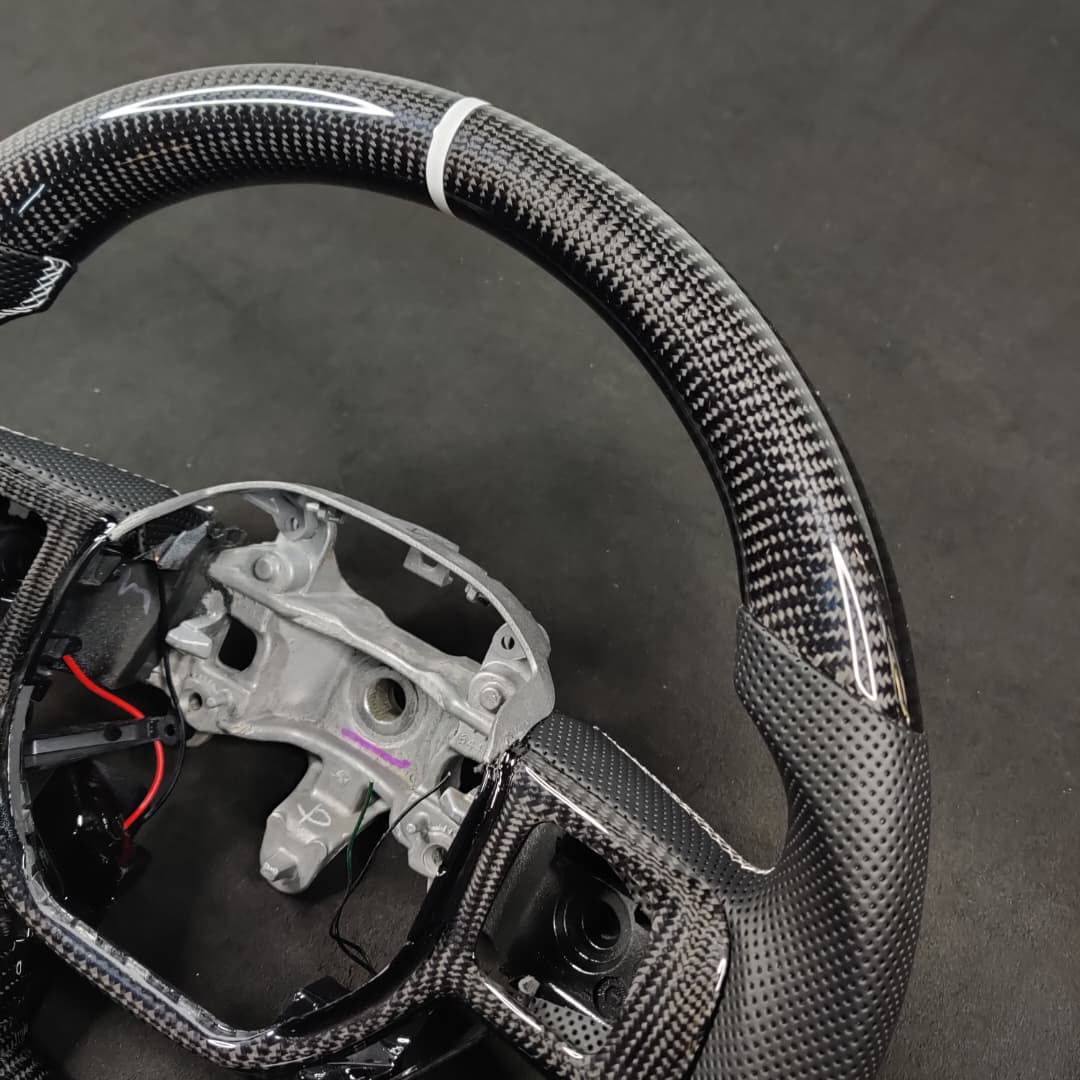 2019-2025+ Ram 1500 2500 HD Custom Carbon Fiber Steering Wheel