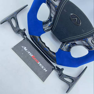 2011-2019 Infiniti Q70 M37 M56 Custom Carbon Fiber Steering Wheel