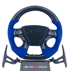 2011-2019 Infiniti Q70 M37 M56 Custom Carbon Fiber Steering Wheel
