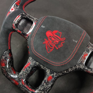 2012-2018 Dodge Ram Custom Carbon Fiber Steering Wheel - AutoLEDTech.com