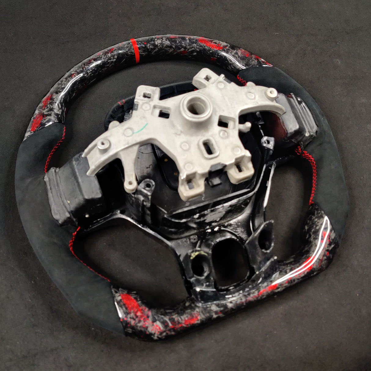 2012-2018 Dodge Ram Custom Carbon Fiber Steering Wheel - AutoLEDTech.com