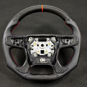 2014-2020 GMC Sierra Yukon Custom Carbon Fiber Steering Wheel - AutoLEDTech.com