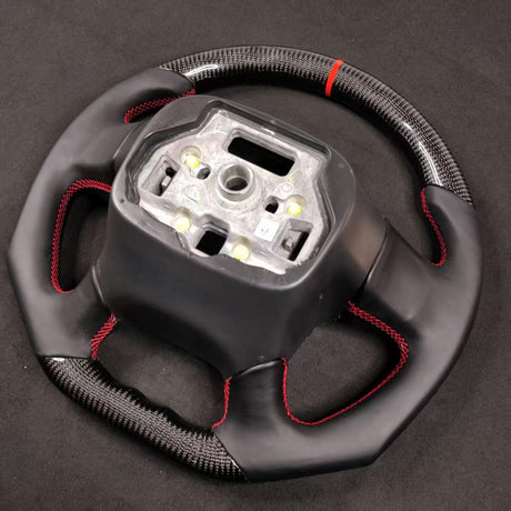 2014-2020 GMC Sierra Yukon Custom Carbon Fiber Steering Wheel - AutoLEDTech.com