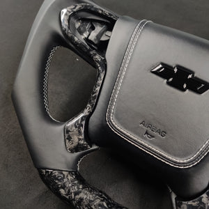 2014-2020 GMC Sierra Yukon Custom Carbon Fiber Steering Wheel - AutoLEDTech.com