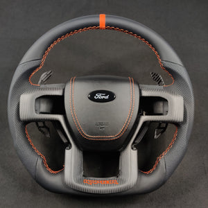 2015-2020 Ford Raptor F150 Custom Carbon Fiber Steering Wheel - AutoLEDTech.com