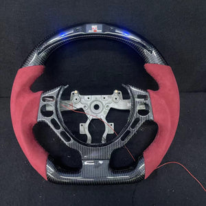 2008-2016 Nissan GTR R35 Custom Carbon Fiber Steering Wheel w/ LED RPM Display - AutoLEDTech.com