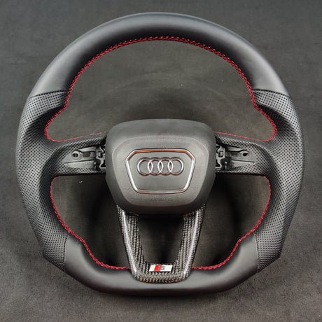 2015-2026+ Audi SQ3/SQ5/SQ7/SQ8 Carbon Fiber Steering Wheel - IN STOCK - AutoLEDTech.com