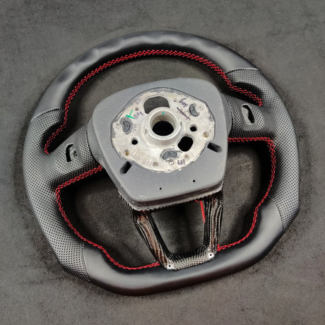 2015-2026+ Audi SQ3/SQ5/SQ7/SQ8 Carbon Fiber Steering Wheel - IN STOCK - AutoLEDTech.com