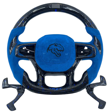 2021-2026+ Ram TRX 1500 Custom Carbon Fiber Steering Wheel - AutoLEDTech.com