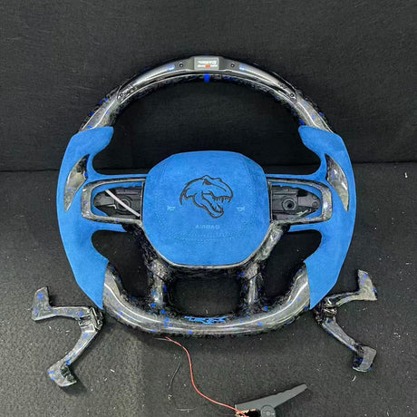 2021-2026+ Ram TRX 1500 Custom Carbon Fiber Steering Wheel - AutoLEDTech.com