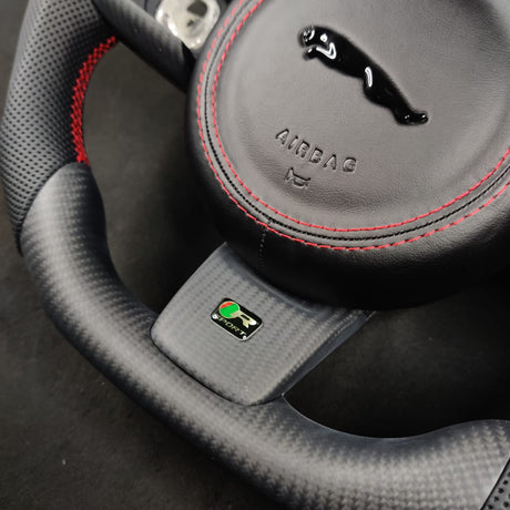 2014-2025 Jaguar F-Type F-Pace Custom Airbag Cover - AutoLEDTech.com