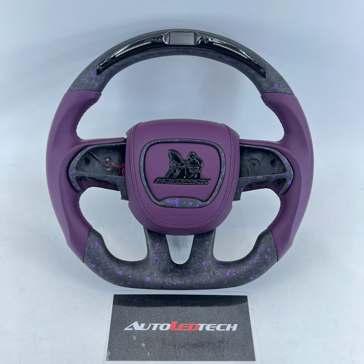 Scatpack Bee RGB LED Custom Airbag Cover - AutoLEDTech.com