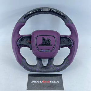 Scatpack Bee RGB LED Custom Airbag Cover - AutoLEDTech.com