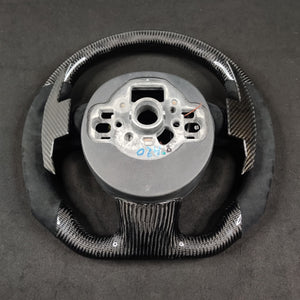 2012-2016 Audi B8.5 A3-A8 S3-S8 RS6 RS7 Custom Carbon Fiber Steering Wheel - AutoLEDTech.com