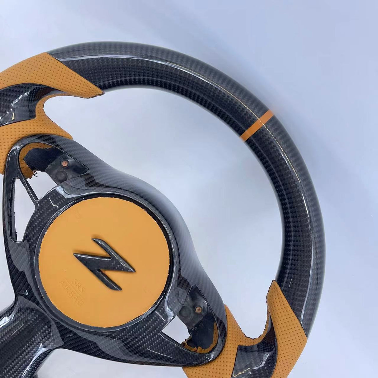 2009-2020 Nissan 370z Custom Carbon Fiber Steering Wheel - AutoLEDTech.com