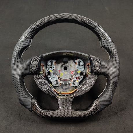 2008-2014 Maserati GranTurismo Custom Carbon Fiber Steering Wheel - AutoLEDTech.com