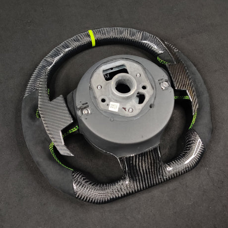 2006-2015 Audi R8/TT Custom Carbon Fiber Steering Wheel - AutoLEDTech.com