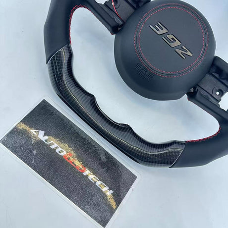 2019-2026+ Jeep Wrangler JL Gladiator JT Custom Carbon Fiber Steering Wheel - AutoLEDTech.com