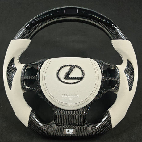 2014-2026 Lexus IS RC Custom Carbon Fiber Steering Wheel w/ LED RPM Display - AutoLEDTech.com