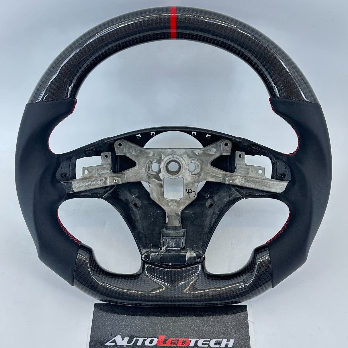2006-2013 Chevy C6 Corvette Carbon Fiber Steering Wheel - IN STOCK - AutoLEDTech.com