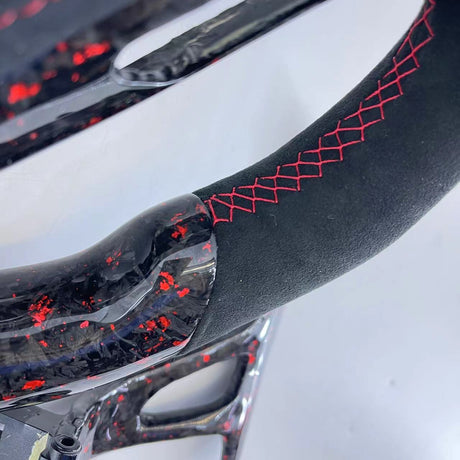 2007-2015 Infiniti G37 G35 Custom Carbon Fiber Steering Wheel - AutoLEDTech.com