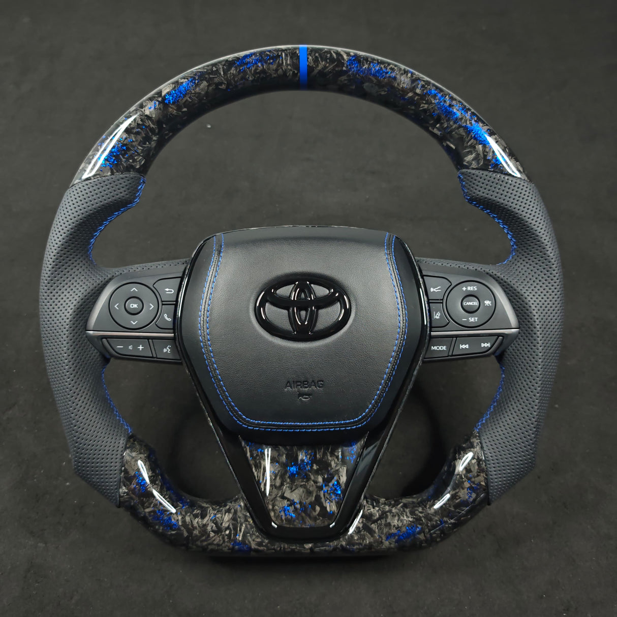 2019-2026+ Toyota Corolla Custom Carbon Fiber Steering Wheel - AutoLEDTech.com