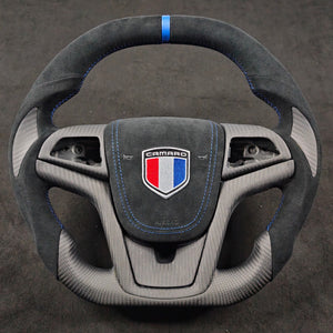 2012-2015 Chevrolet Camaro Custom Carbon Fiber Steering Wheel - AutoLEDTech.com