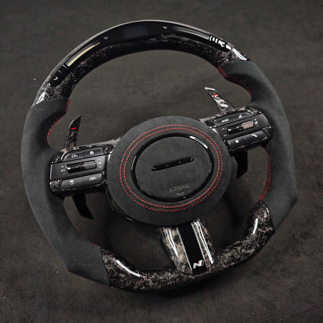 2019-2023 Hyundai Sonata Custom Carbon Fiber Steering Wheel - AutoLEDTech.com