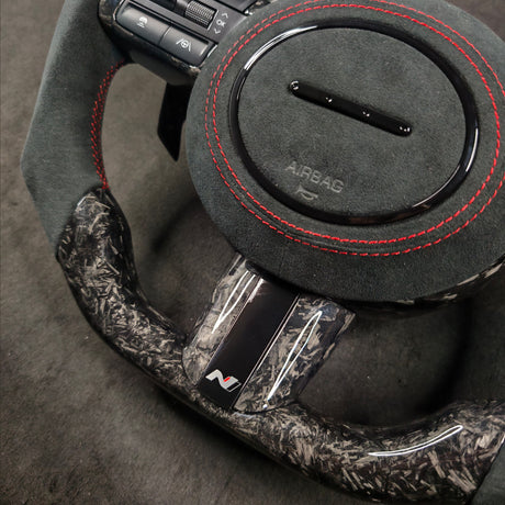 2019-2023 Hyundai Sonata Custom Carbon Fiber Steering Wheel - AutoLEDTech.com