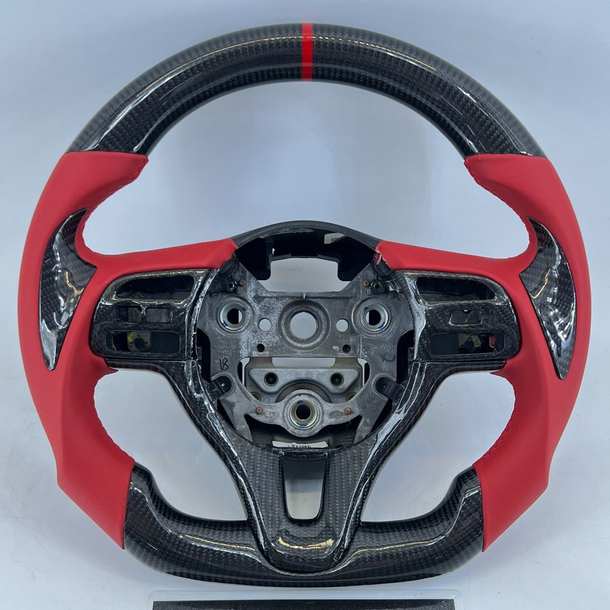 2016-2020 Kia Optima Custom Carbon Fiber LED Steering Wheel - AutoLEDTech.com