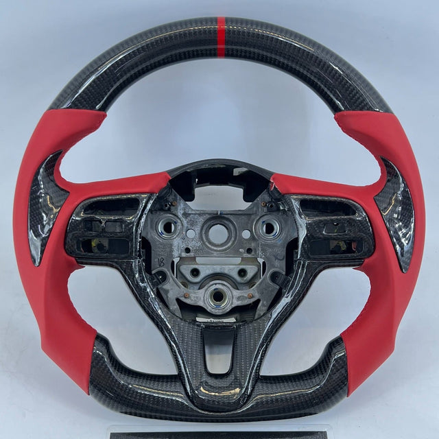 2016-2020 Kia Optima Custom Carbon Fiber LED Steering Wheel - AutoLEDTech.com