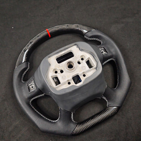 2014-2020 GMC Sierra Yukon Custom Carbon Fiber Steering Wheel - AutoLEDTech.com