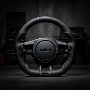 2021-2026+ Kia K5 Optima Custom Carbon Fiber LED Steering Wheel - AutoLEDTech.com
