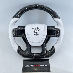 2017-2022 Ford Super Duty F250 Custom Carbon Fiber Steering Wheel