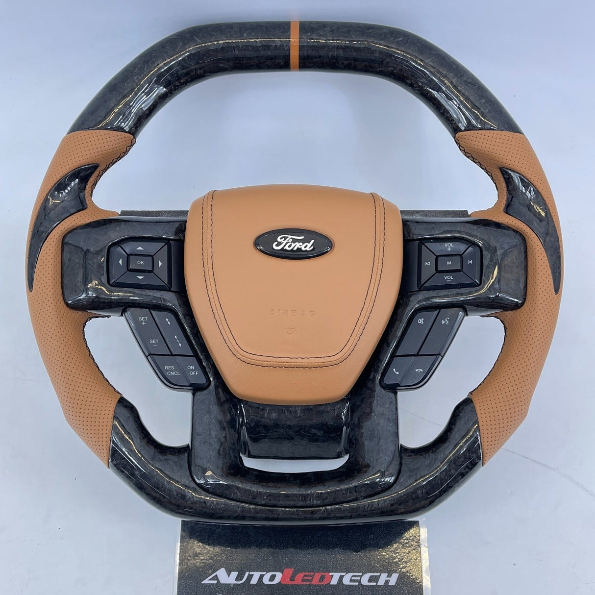 2017-2022 Ford Super Duty F250 Custom Carbon Fiber Steering Wheel