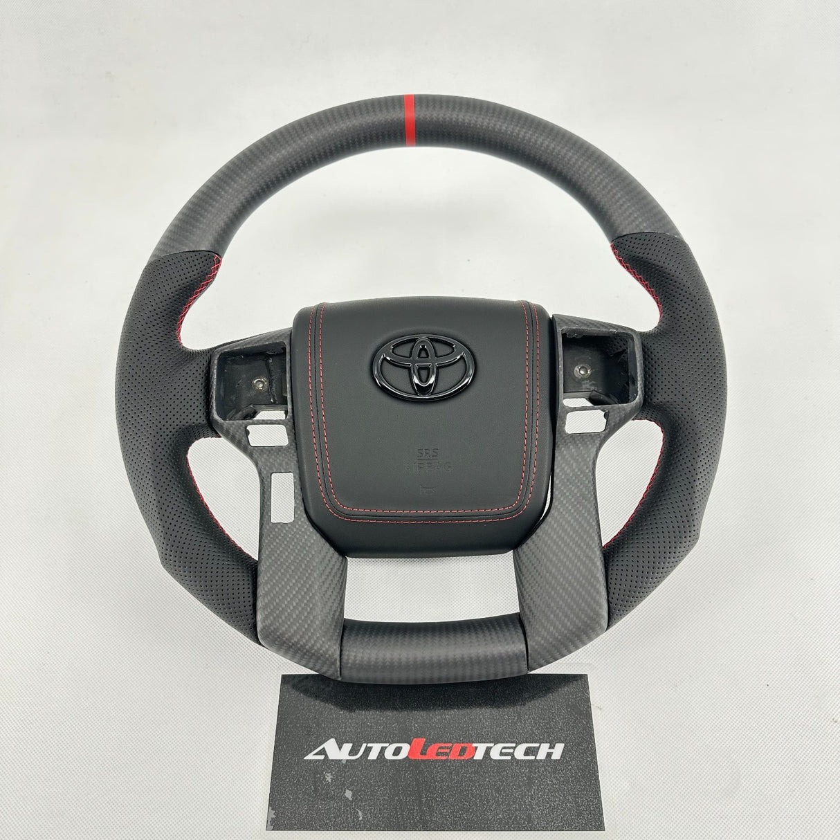 2010-2024 Toyota Tacoma 4Runner Tundra Custom Carbon Fiber Steering Wheel - AutoLEDTech.com